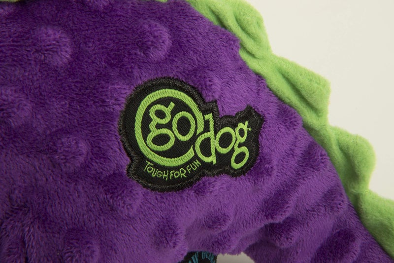 goDog لعبة الكلب القابلة للمضغ من goDog دinos Bruto، تقنية حماية المضغ - بنفسجي، كبير - Image 3